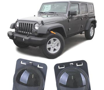 CLIGNOTANTS LATÉRAUX JEEP WRANGLER JK 07-17 LED NOIR, Auto-onderdelen, Verzenden, Nieuw