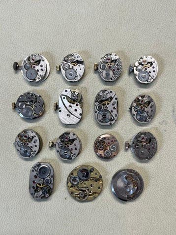 15 mechanische uurwerken - Dugena, Epeca, Luxero, Luxia,