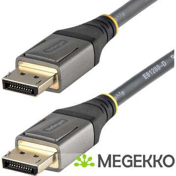 StarTech.com DP14VMM2M DisplayPort kabel 2 m Grijs, Zwart, Verzenden