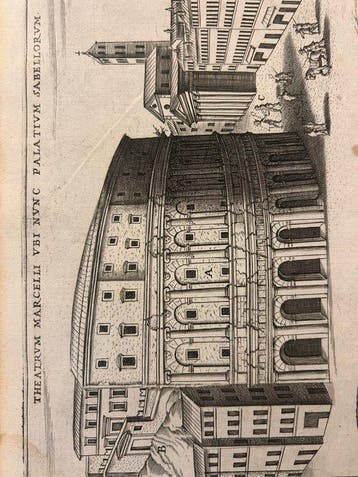 Italië - Lazio, Rome; Giacomo Lauro - Theatrum Marcelli Ubi, Nieuw