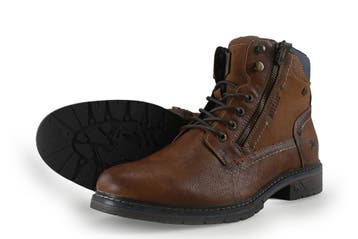 Mustang Veterschoenen in maat 45 Cognac, Overige kleuren, Verzenden, Veterschoenen, Mustang