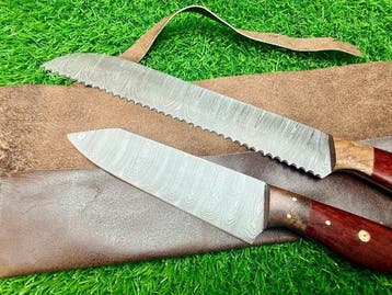 Hekito - Keukenmes - Barbecue-set - Exclusief vintage