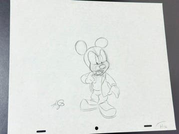 Walt Disney - Originele animatietekening van Mickey Mouse -, Nieuw