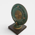 Klok - Bayard - Art Deco Metaal, Steen - 1930-1940 - Franse