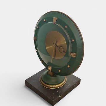 Klok - Bayard - Art Deco Metaal, Steen - 1930-1940 - Franse