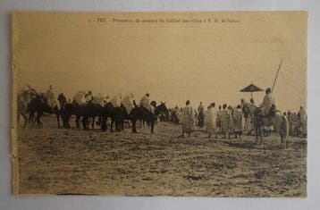 Maroc,  - Sultan - Fantasia - Ethnologie - Métiers -