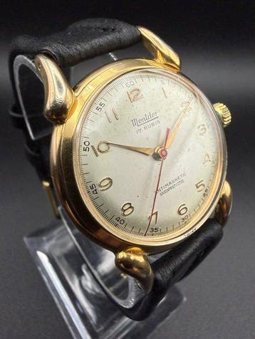 Mont dOr - Mechanical Cal. FHF 28 – Gold Plated - Swiss