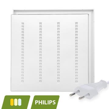 LOUVRE LED PANEEL | NOVA WIT | 60X60CM | 30W | CCT-SWITCH |, Verzenden