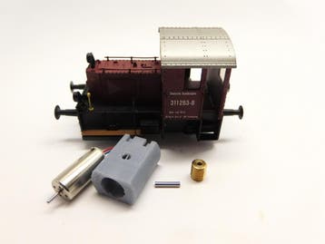micromotor HBR006G ombouwset Brawa H0 Kof I, Verzenden, Overige typen
