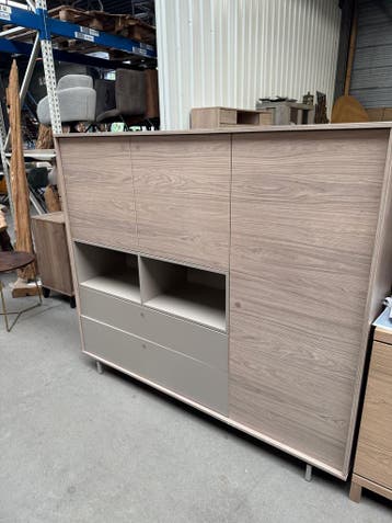 Devon highboard, kleur misty oak, Maison & Meubles