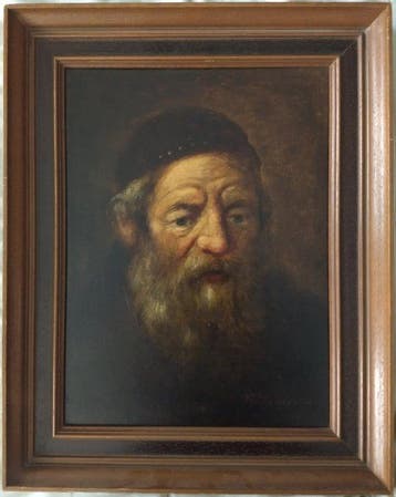 École néerlandaise (XX) - Portret van een oude man naar