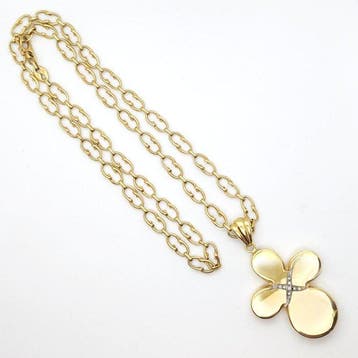 Ensemble de bijoux 2 pièces - 18 carats Or jaune - 0.06ct., Bijoux, Sacs & Beauté, Bijoux anciens