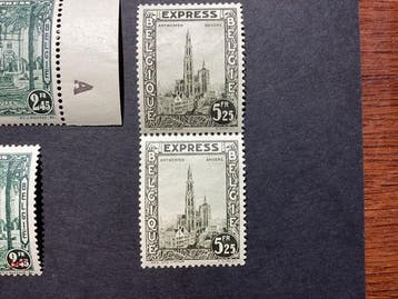 Belgique 1929/1932 - Timbres Express neufs COB 292C-292H,