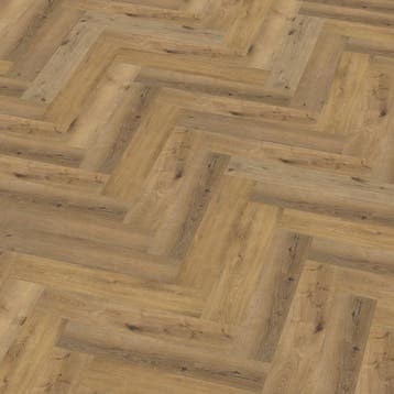 Floorlife Yup Herringbone dark oak pvc 77 x 15,4cm, Ophalen of Verzenden, Nieuw