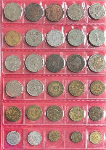 Monde. Mooi album met 521 munten (Sans prix de réserve)
