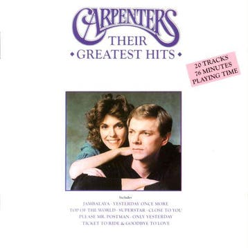 Carpenters - Their Greatest Hits (CD, 1990), Verzenden, Gebruikt