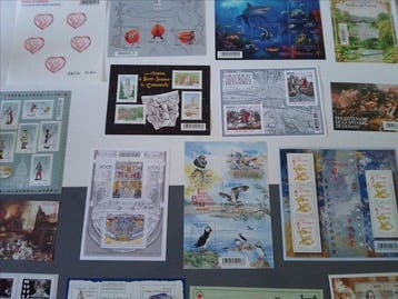 France 2012/2013 - Lot timbres blocs feuillets France MNH, Gestempeld