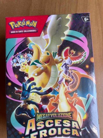 Pokémon Box - Pokémon GCC Megaevoluzione Ascesa Eroica, Hobby en Vrije tijd, Nieuw