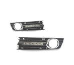 GRILLES LED DAYLIGHT POUR AUDI A4 B6 00-04 NOIR, Verzenden