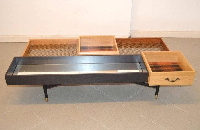 Mogg - Uto Balmoral - The Dreamers - Table dappoint - Bois,, Antiquités & Art, Antiquités | Meubles | Chaises & Canapés