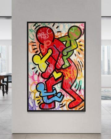 Gunnar Zyl - Love Family / Keith Haring & Zyl XXL