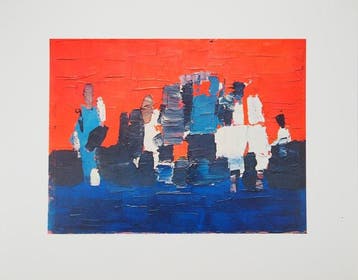 Nicolas de Staël (1914-1955) - Italie : Agrigente, Antiek en Kunst