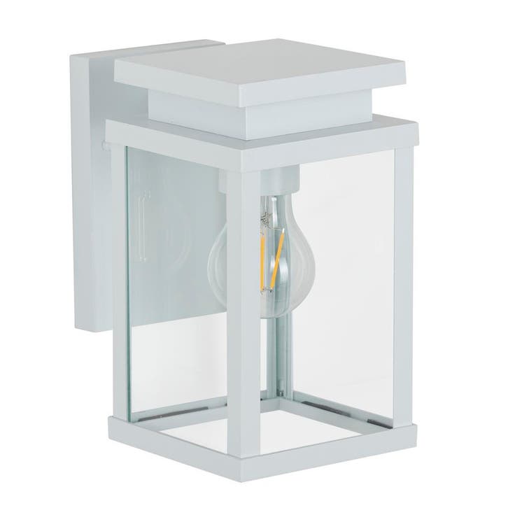 Strak & modern Jersey Muurlamp Wit met LED Buitenverlichting, Tuin en Terras, Buitenverlichting, Verzenden