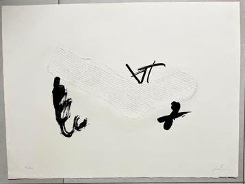Antoni Tapies (1923-2012) - Chaussette Blanche