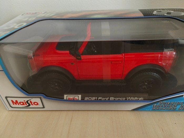 Maisto 1:18 - Voiture de sport miniature - Ford Bronco, Hobby en Vrije tijd, Modelauto's | 1:5 tot 1:12