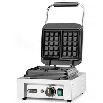 Wafelijzer | Enkel | Brusselse Wafels | 50°C/300°C | 2.2kW, Verzenden