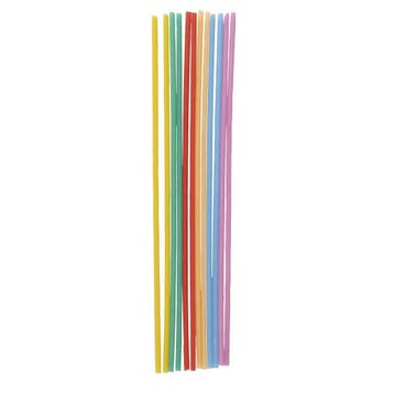 Kaarsen Gekleurde 18cm 12st, Verzenden