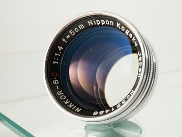 Nikon S3 with Nikkor-S.C 1,4/50mm (Red C, Black Belt)
