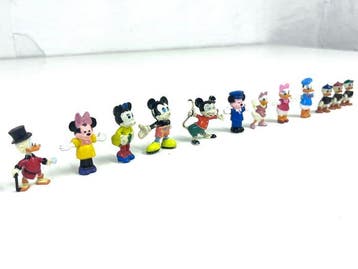 Donald Duck - 12 figures by Bullyland, Germany - Disney -