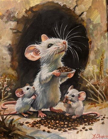 Eugenie Chervonna - Repas de mama