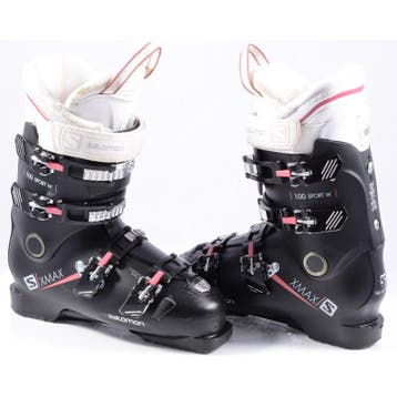 40,5 41 dames skischoenen SALOMON X MAX 100 SPORT W, custom, Sport en Fitness, Verzenden, Gebruikt, Salomon