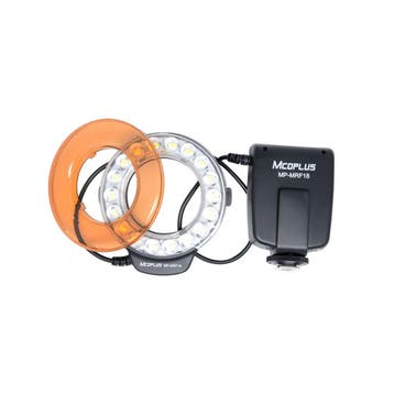 Mcoplus MRF-18 Macro Led Licht / Flash met garantie, Ophalen of Verzenden, Gebruikt
