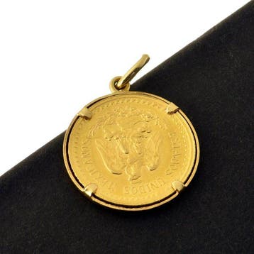 Munthanger - 21.6 kt. Geel goud