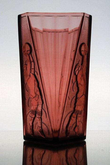 Val Saint Lambert - Charles Graffart & René Delvenne - Vaas, Antiek en Kunst, Kunst | Designobjecten