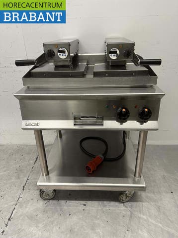 Lincat Acier inoxydable Clam Grill Hamburger Plaque grill 80, Verzenden