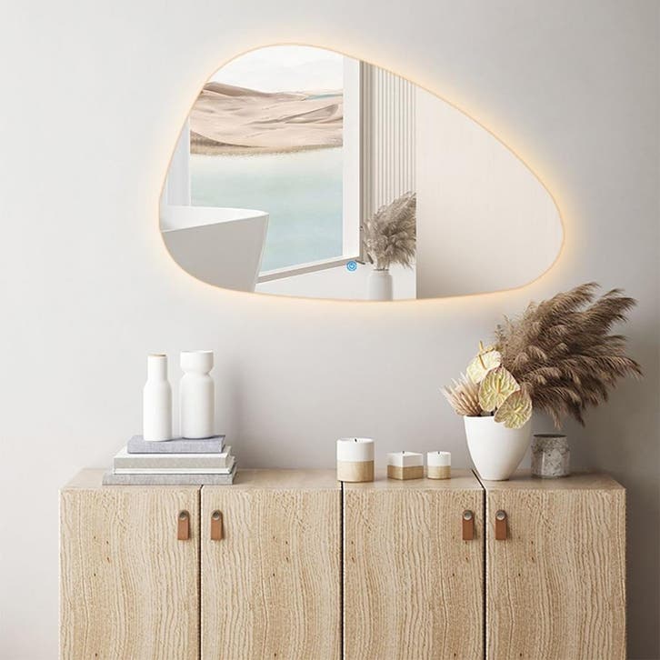 LED Spiegel 100cm | 30W | 3000-6000K | Dimbaar & Verwarming, Huis en Inrichting, Woonaccessoires | Spiegels, Nieuw, Verzenden