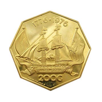 Gouden munt 200 Gulden Nederlandse Antillen (1976)