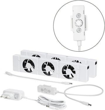 2dekans | SpeedComfort Radiator Ventilator Duo Set – 2x, Ophalen of Verzenden, Nieuw