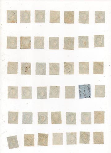 Frankrijk 1871 - Uitgifte Ceres 25c blauw Type I &