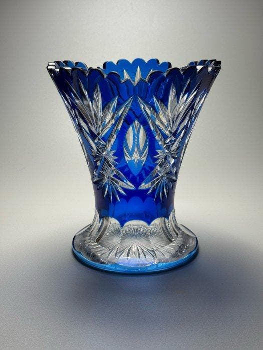 Val Saint Lambert - Hubert Fouarge - Vase - Taille 3247/17 -, Antiek en Kunst, Antiek | Glaswerk en Kristal