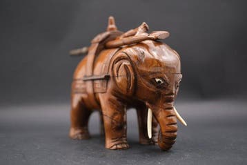 Elephant - Inktpot - Hout