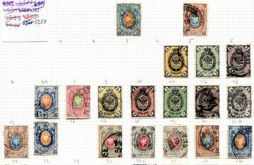 Rusland + Sovjetunie 1860/1970 - Uitgebreide collectie met, Gestempeld