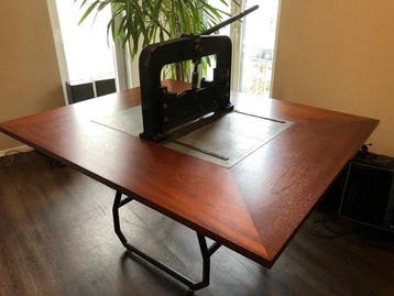Bureau - Mahonie - Doppel - bureau