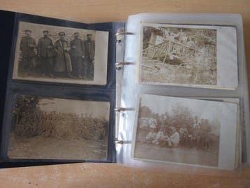 Première Guerre mondiale - soldats - Album de cartes, Gelopen