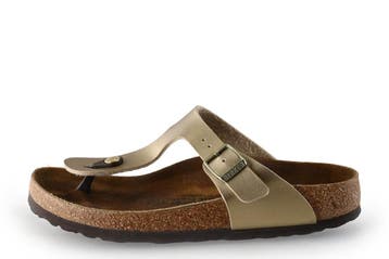 Birkenstock Sandalen in maat 39 Goud, Kleding | Dames, Overige kleuren, Verzenden, Sandalen of Muiltjes, Zo goed als nieuw