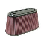 K&N Universeel filter - carbonvezel top - 89mm aansluiting,, Verzenden, Nieuw